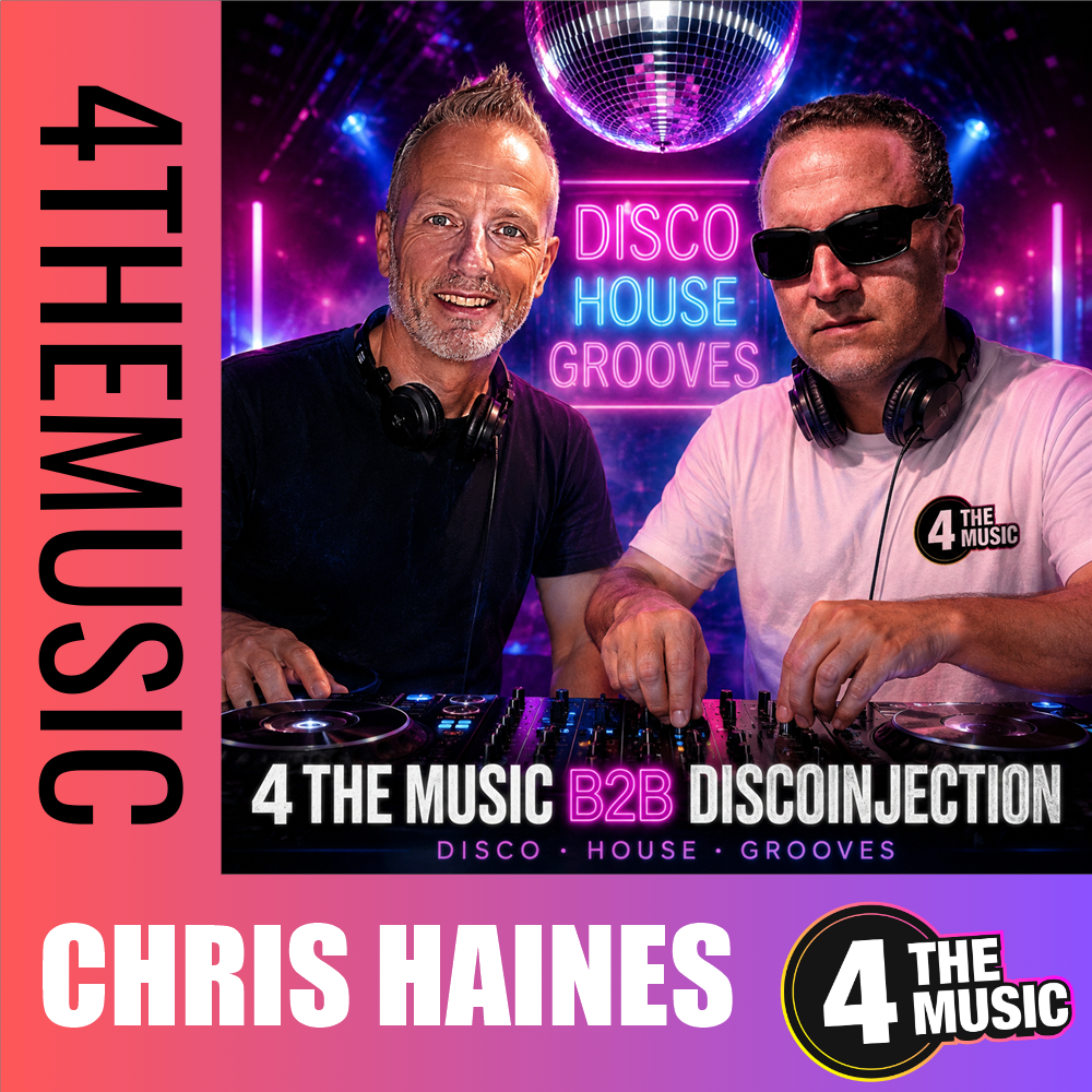 Chris Haines with DiscoinJection